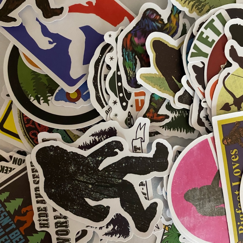 Bigfoot Waterbottle Stickers